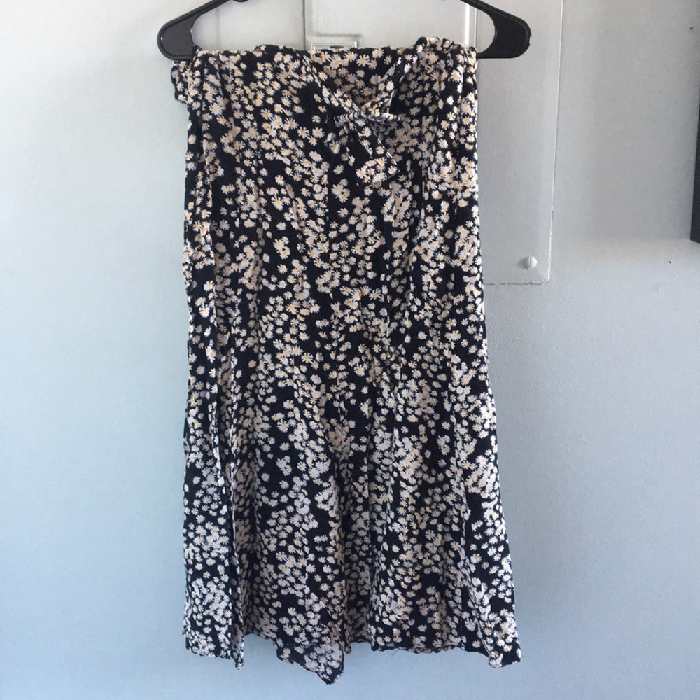 Zara flows midi maxi skirt flower print M